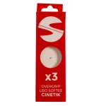 Обмотка для ракетки SOFTEE CINETIK, гладка, біла, 3 шт