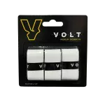 Обмотка для ракетки VOLT Premium Overgrips, біла, комплект із 3 штук