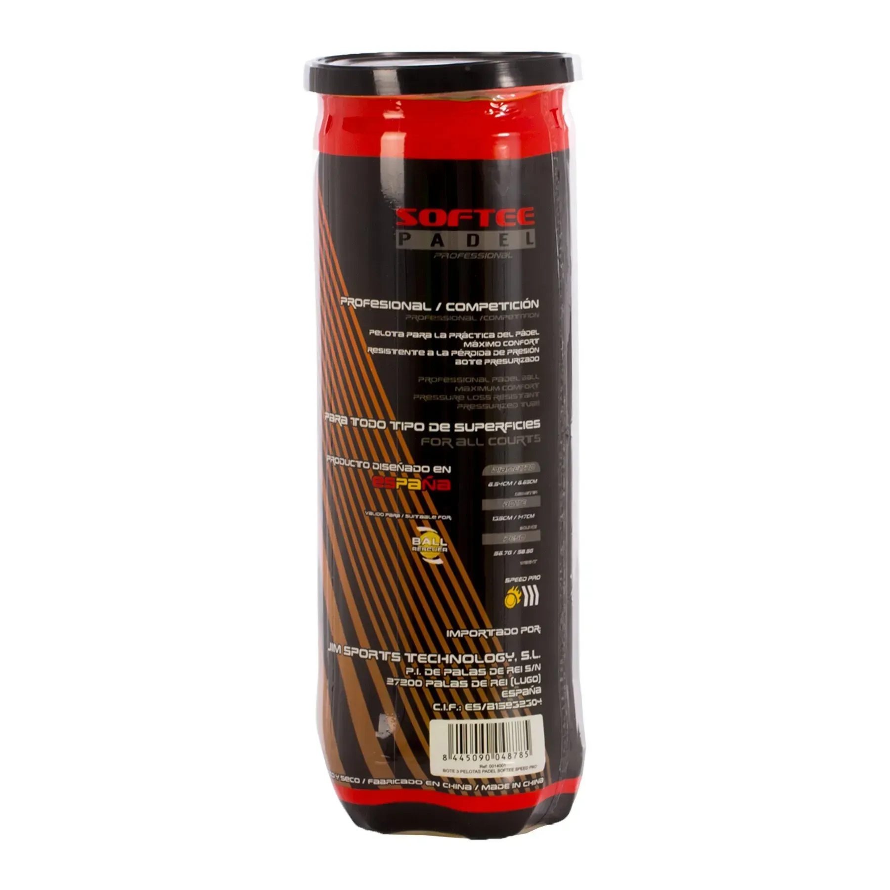 М’ячі для падел-тенісу SOFTEE SPEED Pro (3 шт) - Зображення 2