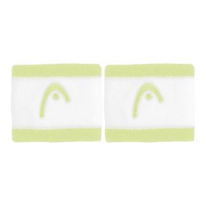 Напульсники Head Wristband 2,5" White/Lime (2 штуки)