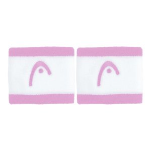 Напульсники Head Wristband 2,5" White/Pink (2 штуки)