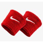 Напульсники Nike Swoosh Wristbands Red / White ( 2 штуки)